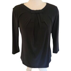 Karl Lagerfeld 3/4 Sleeve Bow Top